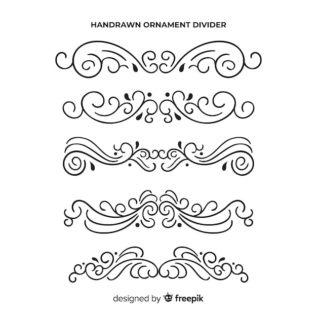 Ornament divider collection