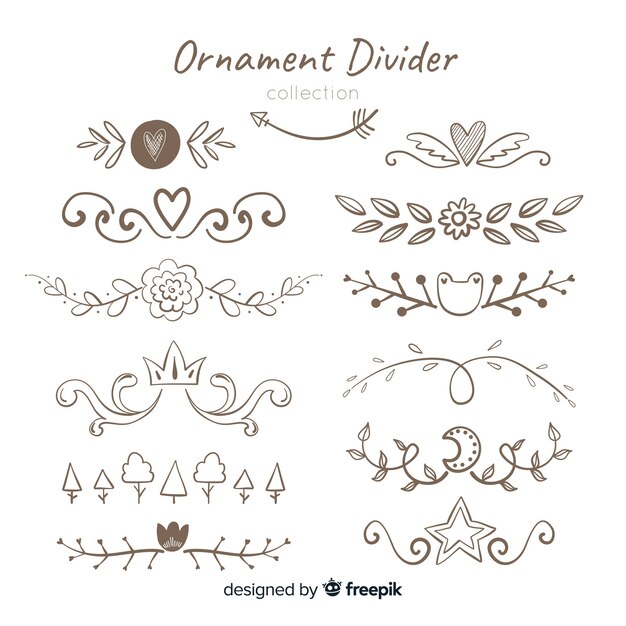 Ornament divider collection