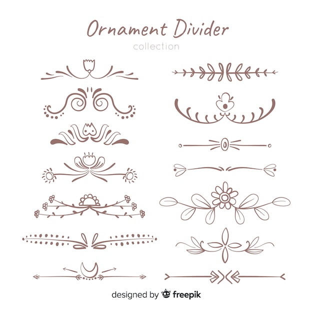 Ornament divider collection