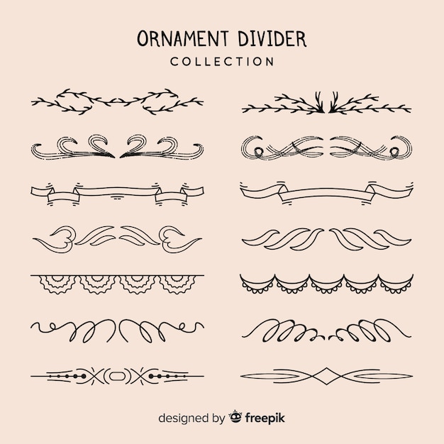 Ornament divider collection