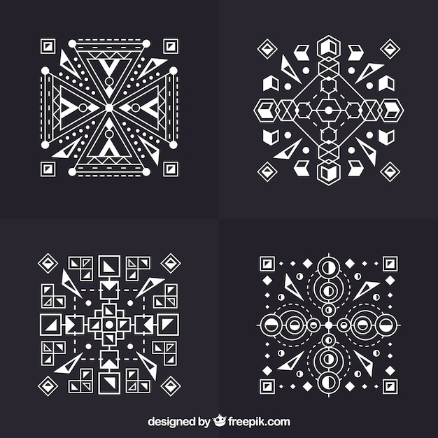 Free Vector ornamental tattoo collection