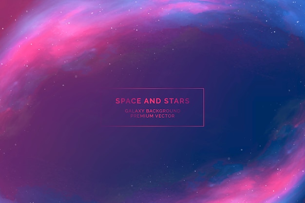 Free Vector outer space background