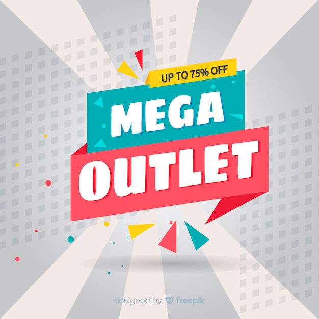 Free Vector outlet background