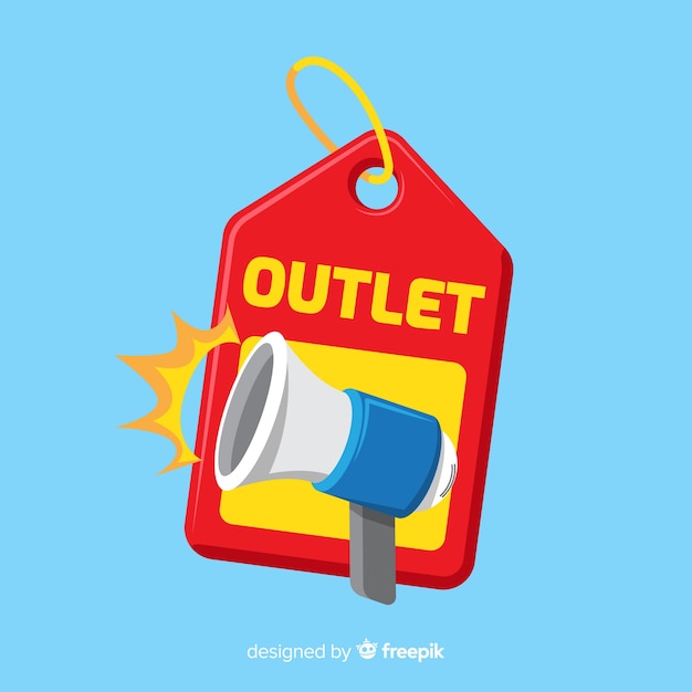 Free Vector outlet background