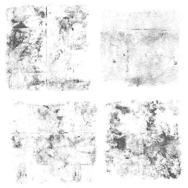 Free vector paint grunge texture collection