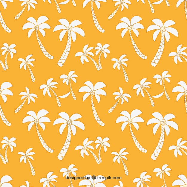 Free Vector palm trees pattern