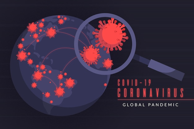 Free Vector pandemic concept