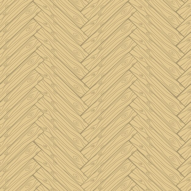 Parquet cartoon doodle style seamless pattern