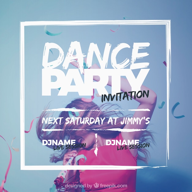 Party invitation design