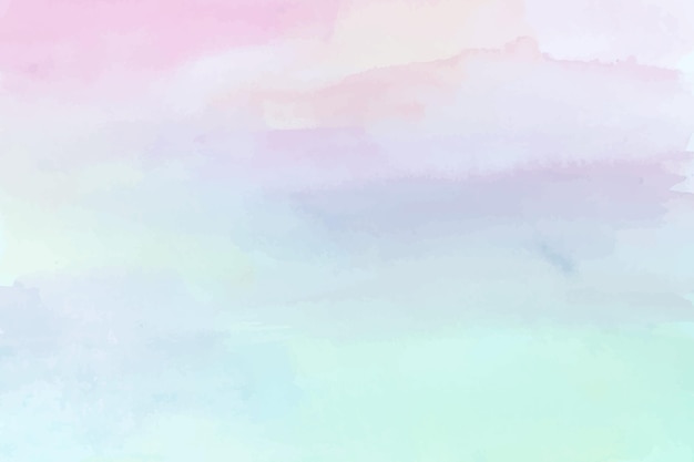 Free Vector pastel watercolor painted background