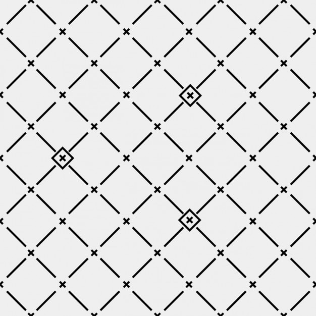 Free vector pattern made with crosses