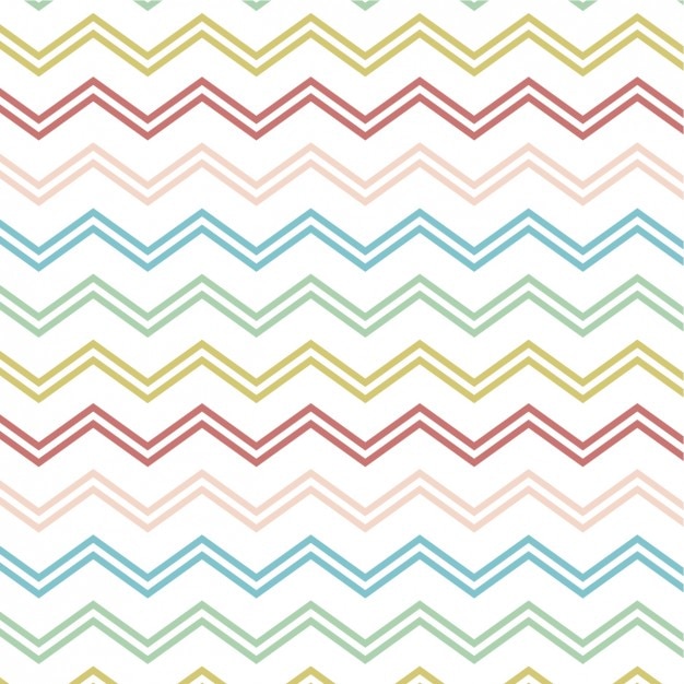 Free Vector pattern with colorful zigzag lines