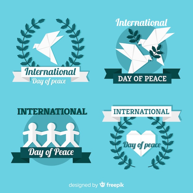 Free Vector peace day background