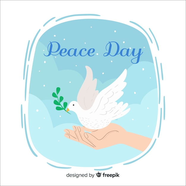 Free Vector peace day background