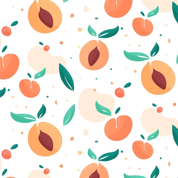 Peach pattern design