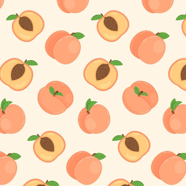 Peach pattern design