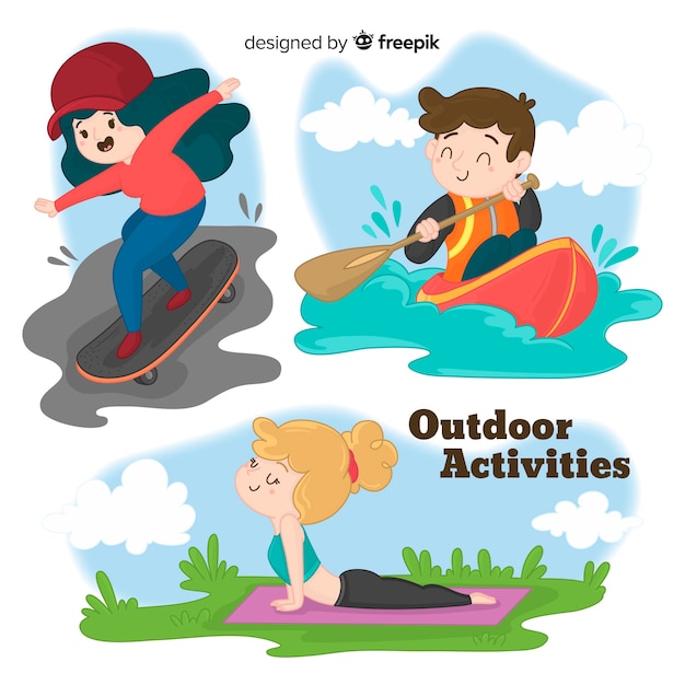 People doing outdoor activities