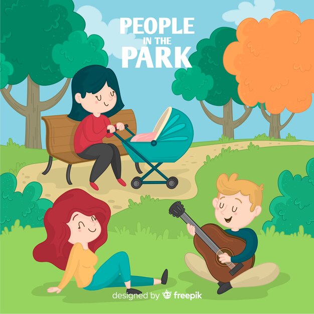 People in the park