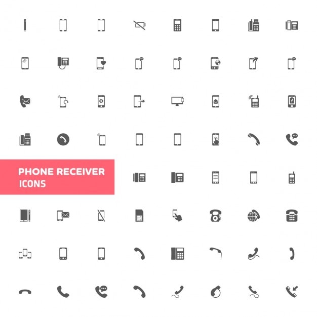 Free Vector phone icons 