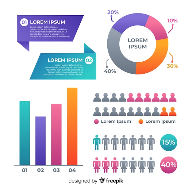 Pictogram infographic