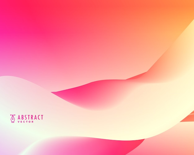 Free Vector pink abstract wavy background