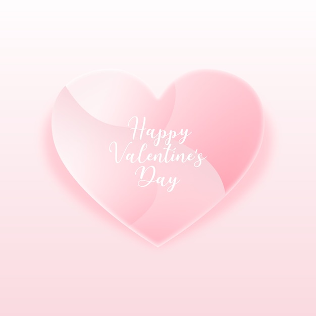 Free Vector pink heart frame for valentine's day