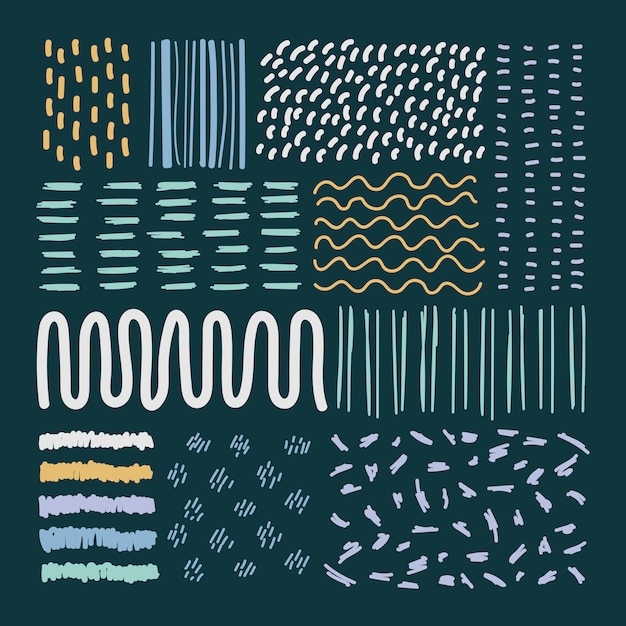 Free Vector playfully patterned background