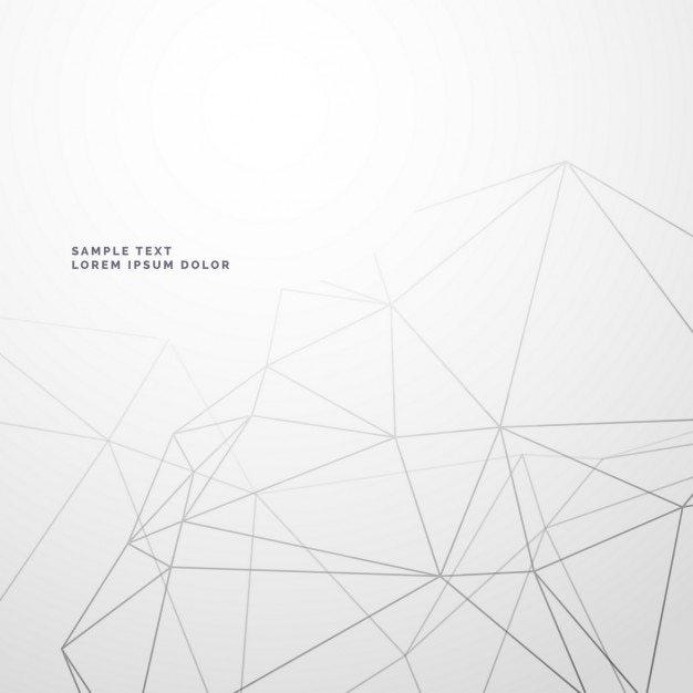 Free Vector polygonal lines on a white background