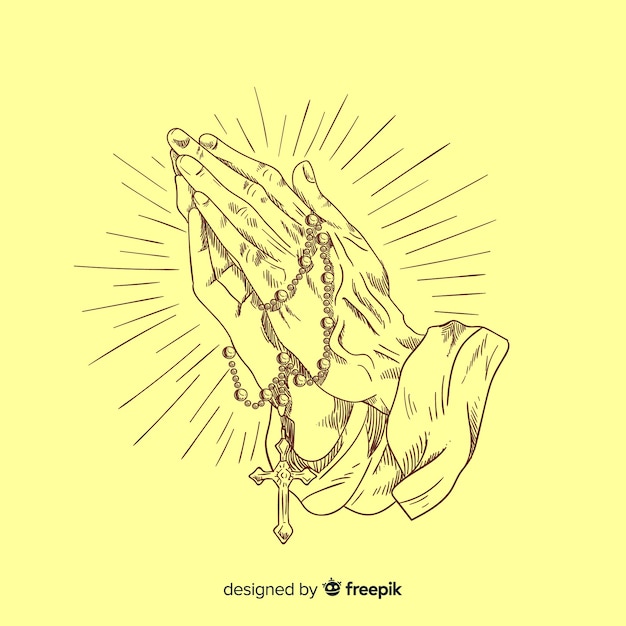 Free Vector praying hands