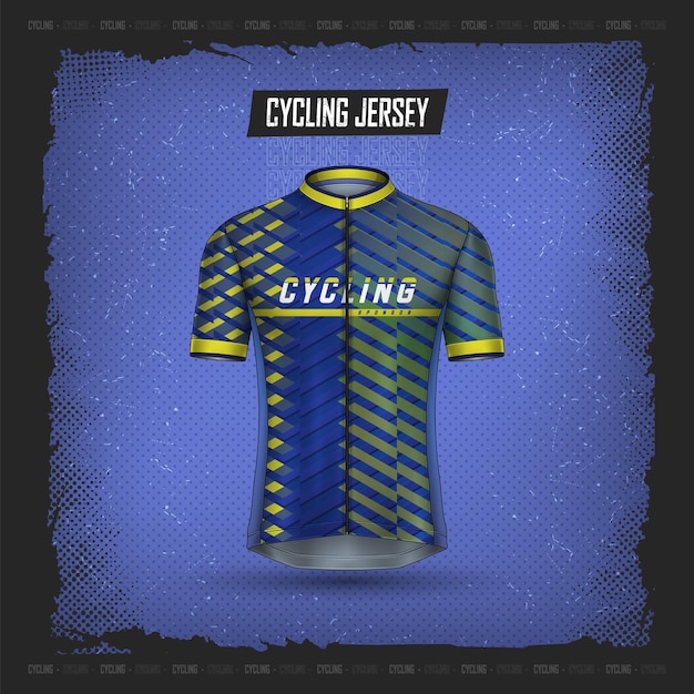 Free Vector premium collection of cycling jersey