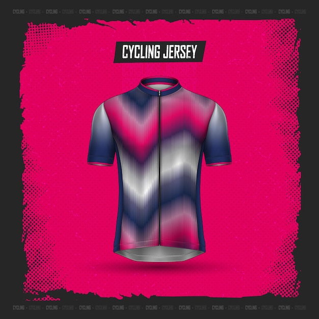 Free Vector premium collection of cycling jersey