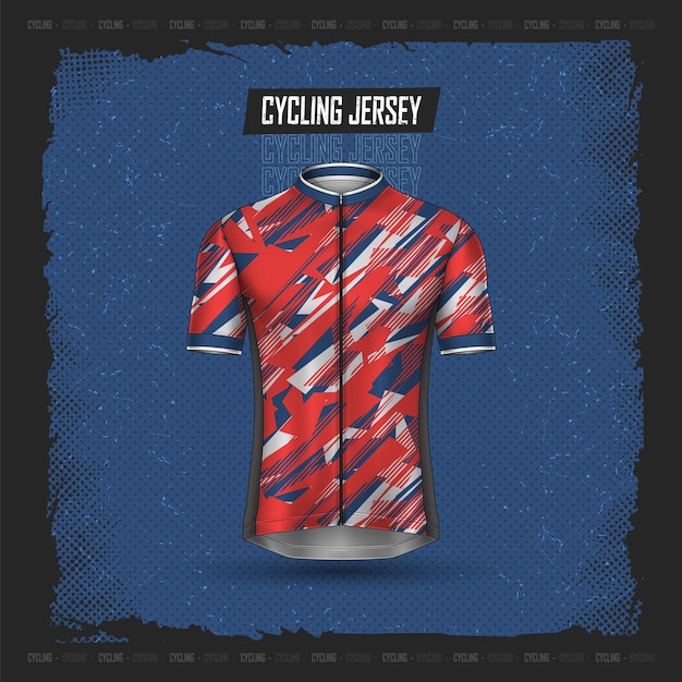 Free Vector premium collection of cycling jersey