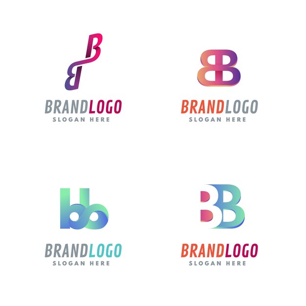 Professional bb logotype template