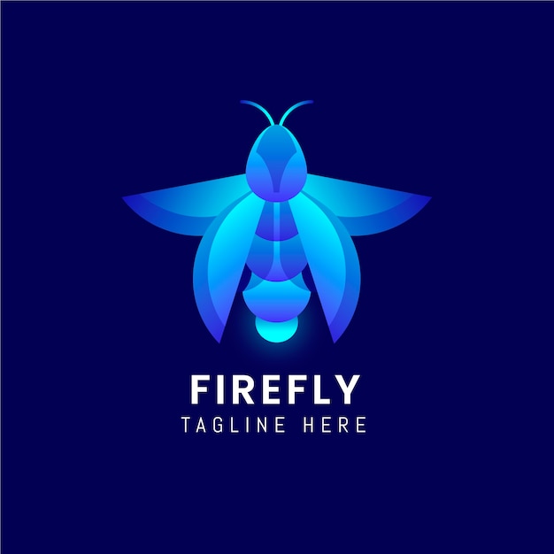 Professional firefly logo template