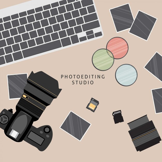 Professional photography equipment