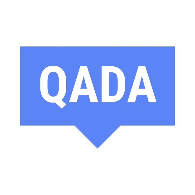 Free Vector qada blue vector callout banner with information on making up missed fast days