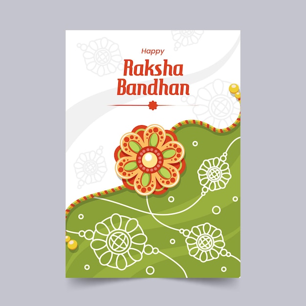 Raksha bandhan greeting card