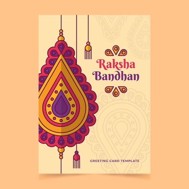 Raksha bandhan greeting card