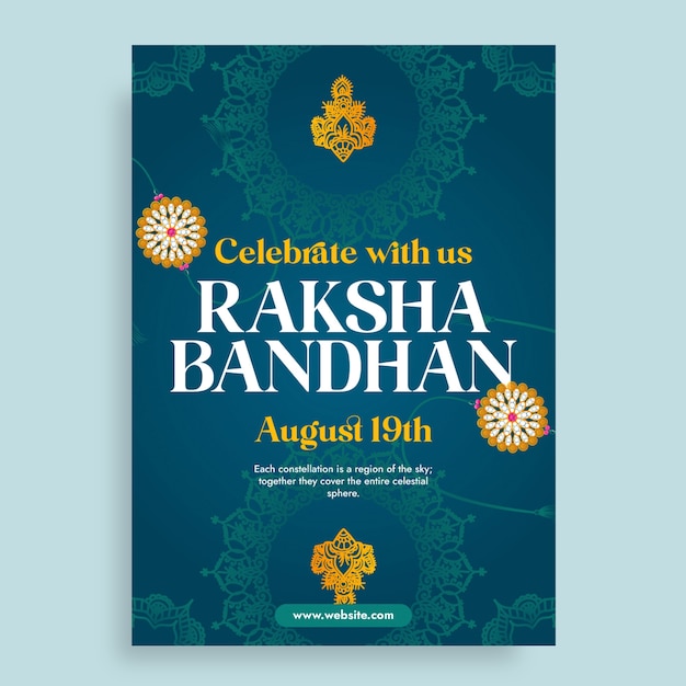 Raksha bandhan invitation design