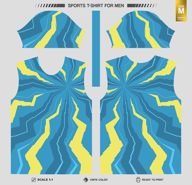 Ready to print sports tshirt