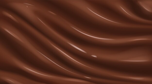 Realistic chocolate background