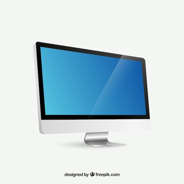 Free vector realistic imac