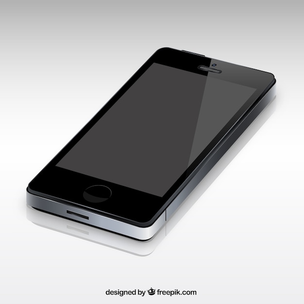 Free vector realistic mobile phone