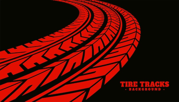 Free Vector red tire print mark texture background