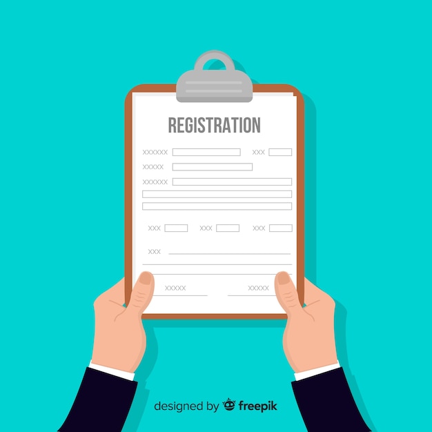 Registration form