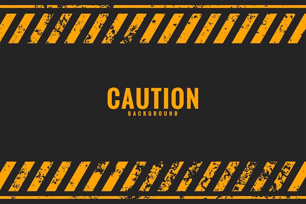 rusty safety alert dark background for attention and protection vector