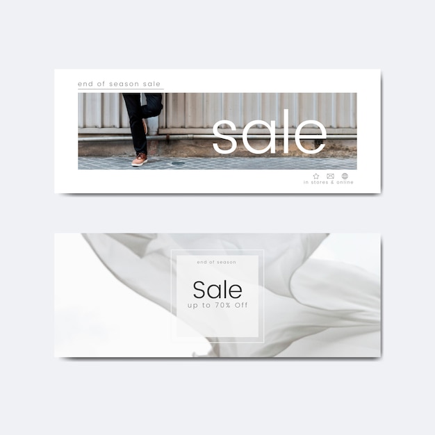 Sale banner template