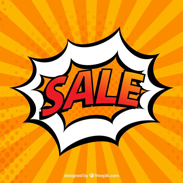 Sale comic cartoon