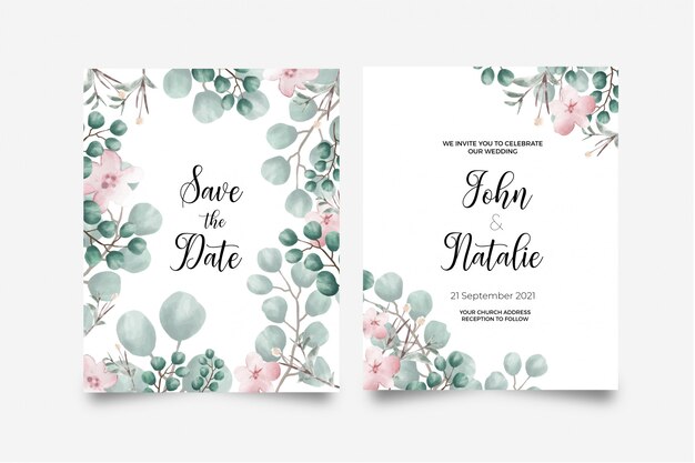 Save the date card