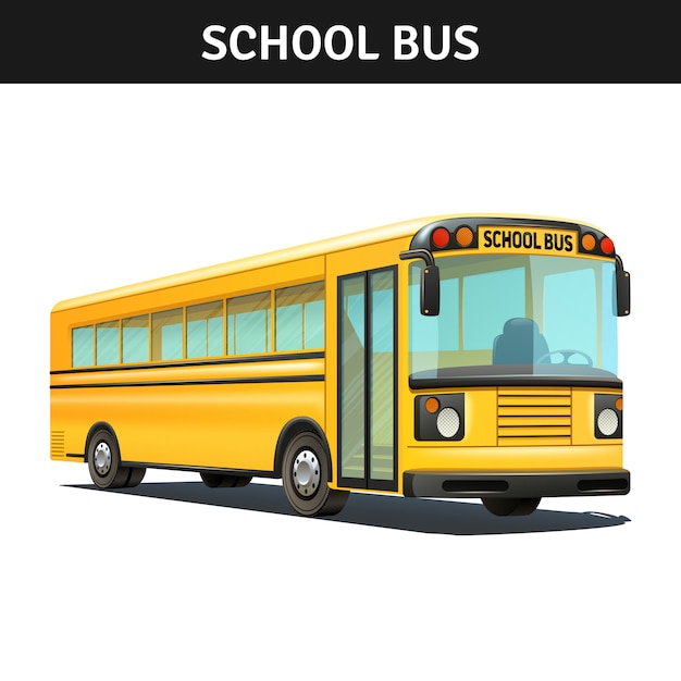 Free vector school bus